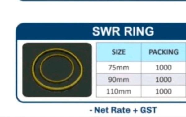 SWR Ring 110mm For Plambing Pipe 