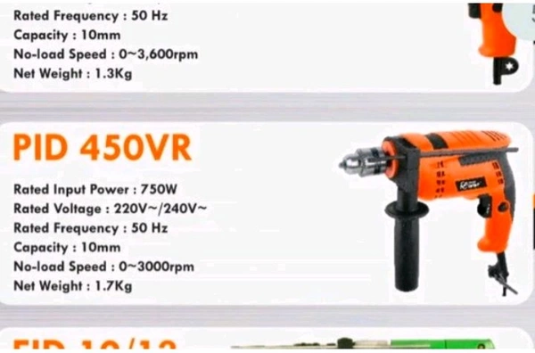 Drill Machine R/F 450vr
