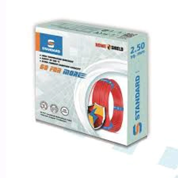 Havells  2.5mm 1 MTR  Single core FR PVC Insulated Cable (Red) 90M