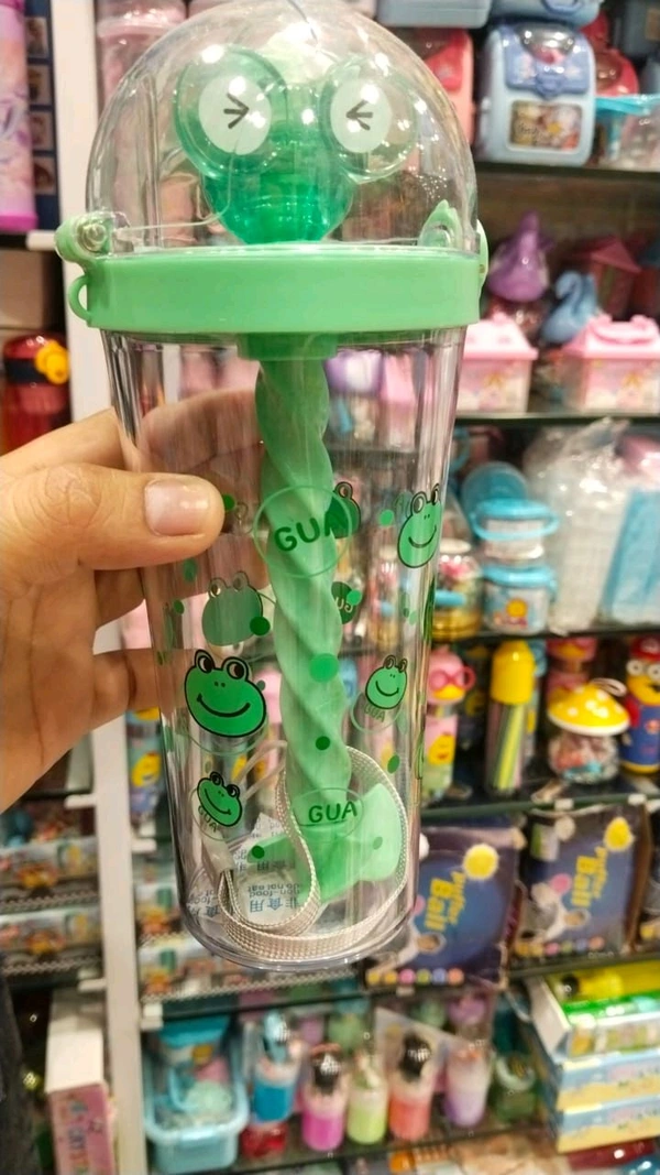 Water Bottle With Straw