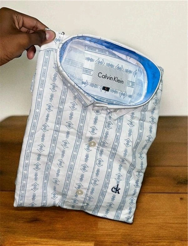 CK Shirt Regular fit printed Formal Shirt - XL-42