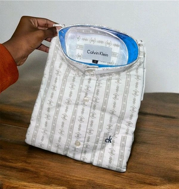 CK Shirt Regular fit printed Formal Shirt - M-38