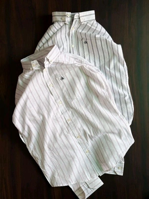 Full Sleeve Branded Shirts for Men Soft Cotton | Party & Office Wear (Pack of 2) - M-38