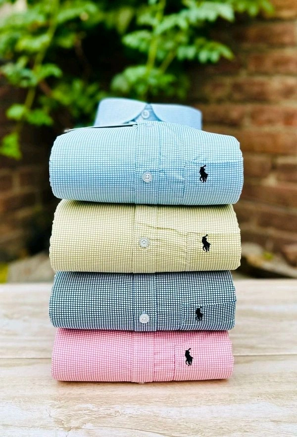 RL POLO Shirt Regular fit Checkd Formal Shirt (Pack Of 4) - XXL-44
