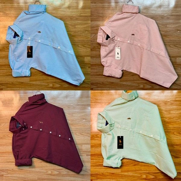 RL POLO Shirt Regular fit Checkd Formal Shirt (Pack Of 4) - XXL-42
