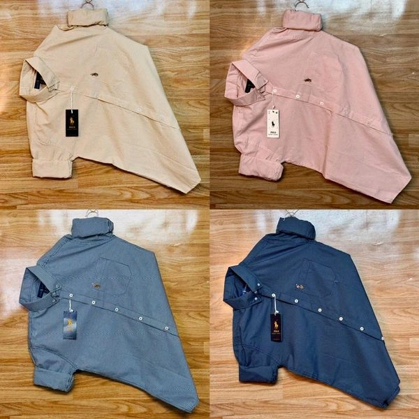 RL POLO Shirt Regular fit Checkd Formal Shirt (Pack Of 4) - XL-42