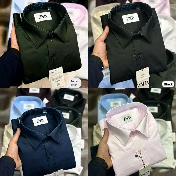 Zaraa 4 Pc Combo Cotton Regular Fit Shirt  - XXL-44