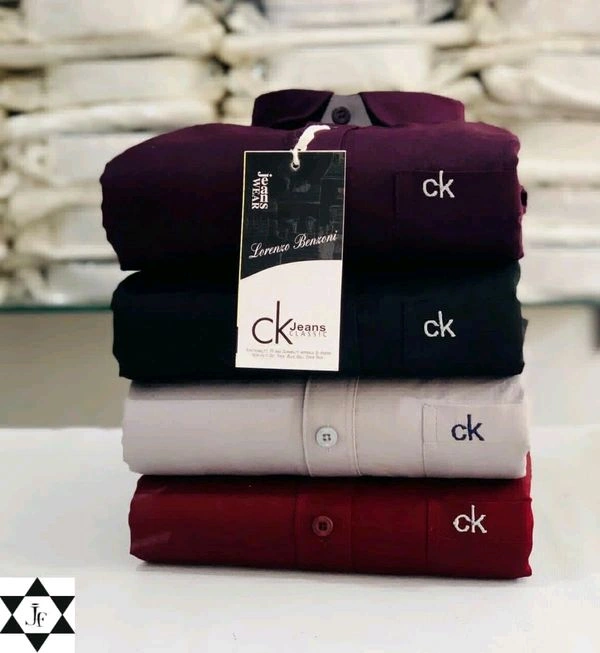CK | 4 Pc Combo| Cotton Regular Fit Shirt  - M