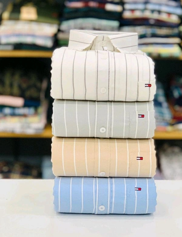 (Pack of 4) Regular Fit Cotton Lining Shirt - M