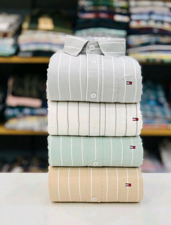 (Pack of 4) Regular Fit Cotton Lining Shirt - XXL