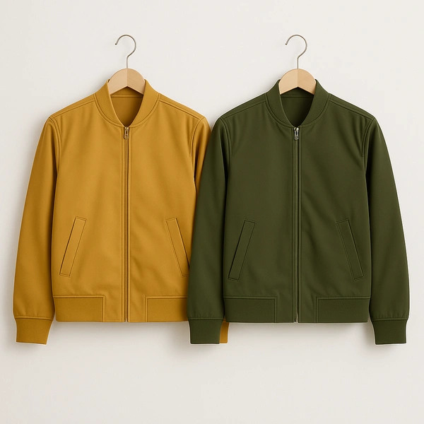 All-Season Windcheater Jackets for Men – Stylish | Comfortable | Weather-Proof Pack Of 2 - XXL-44