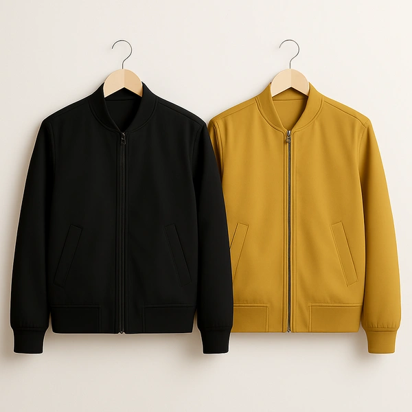 All-Season Windcheater Jackets for Men – Stylish | Comfortable | Weather-Proof Pack Of 2 - XXL-44