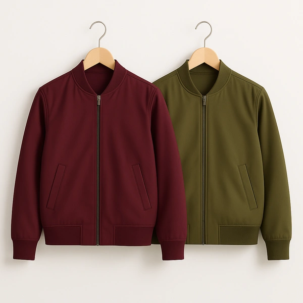 All-Season Windcheater Jackets for Men – Stylish | Comfortable | Weather-Proof Pack Of 2 - L-40