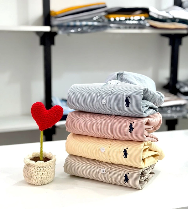 TYC (Pack of 4) Regular Fit Cotton Mini Checks Shirt | The Youth Culture - M-38