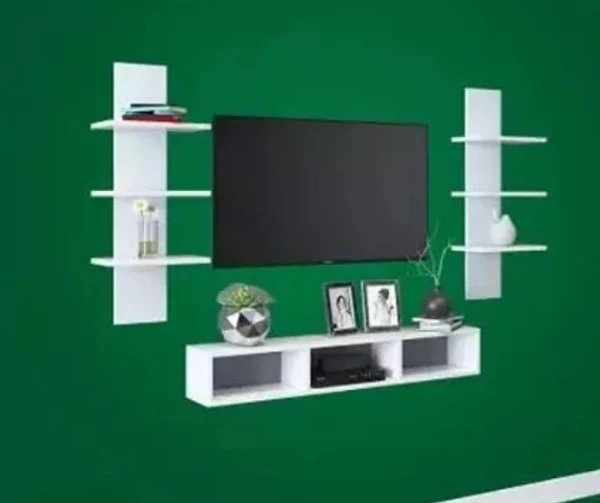 Tv Cabinet for living Room/Tv stand for living room/StandWall mounted cabinet/Lcd wall shelf/Tv Entertainment unit/big size/stand for tv/white