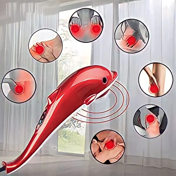DOLPHIN HANDHELD BODY MASSAGER FOR AGONY STRESS PAIN (8 INCH)