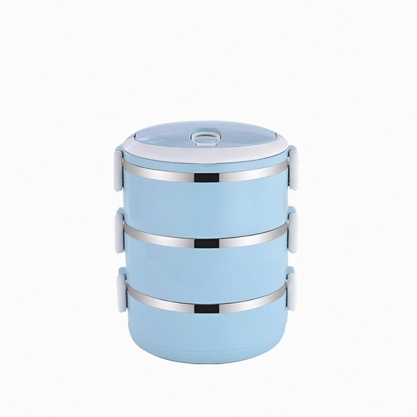 MULTI LAYER STAINLESS STEEL HOT LUNCH BOX (3 LAYER)