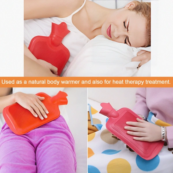300 ML RUBBER HOT WATER HEATING PAD BAG FOR PAIN RELIEF (SMALL) 