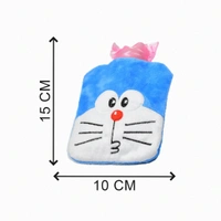 DOREMON SMALL HOT WATER BAG WITH COVER FOR PAIN RELIEF, NECK, SHOULDER PAIN AND HAND, FEET WARMER, MENSTRUAL CRAMPS