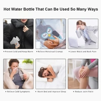 DOREMON SMALL HOT WATER BAG WITH COVER FOR PAIN RELIEF, NECK, SHOULDER PAIN AND HAND, FEET WARMER, MENSTRUAL CRAMPS