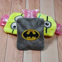 BATMAN SMALL HOT WATER BAG WITH COVER FOR PAIN RELIEF, NECK, SHOULDER PAIN AND HAND, FEET WARMER, MENSTRUAL CRAMPS.