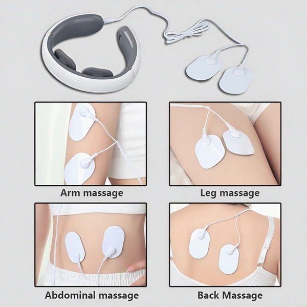 ELECTRIC NECK MASSAGER FOR DEEP TISSUE PAIN RELIEF CERVICAL VERTEBRA MASSAGER