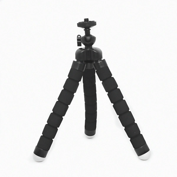 PORTABLE MINI OCTOPUS TRIPOD STAND WITH PHONE HOLDER FOR LIVE SELFIE