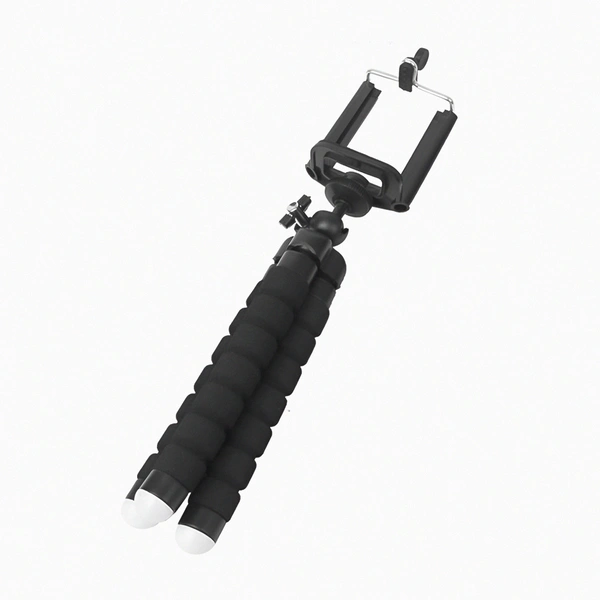 PORTABLE MINI OCTOPUS TRIPOD STAND WITH PHONE HOLDER FOR LIVE SELFIE