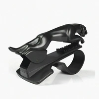 JAGUAR LEOPARD SHAPE PLASTIC PHONE CLIP, MOBILE PHONE HOLDER FOR CAR USE