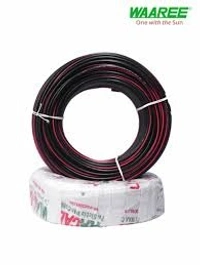 Waaree Wacab 4 Sq. mm Solar DC Cable - 30 Meter (15 Red + 15 Black)