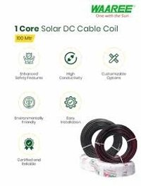 Waaree Wacab 4 Sq. mm Solar DC Cable - 30 Meter (15 Red + 15 Black)