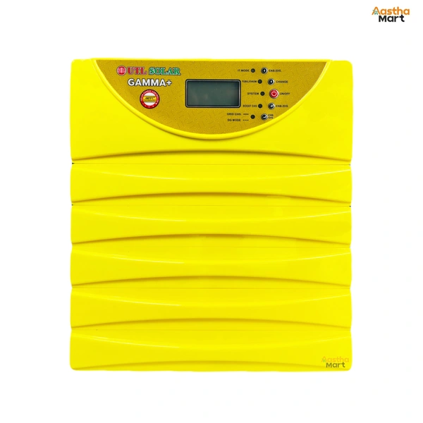 UTL Solar Power Generating System (590W Topcon Bifacial Solar Panel- 4 No., Gamma+ GPP 3350 Li-ion 3KVA 24V MPPT Solar Lithium PCU, UTL 25.6V 100AH Lithium PO4 Battery 