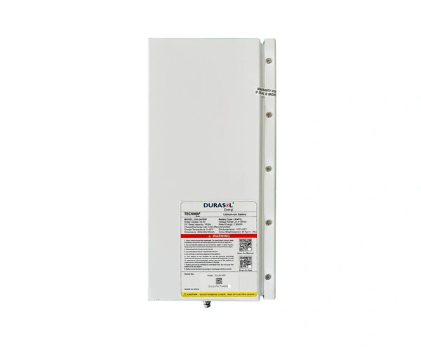 Durasol 25.6V 100AH Lithium PO4 Wall Mount Battery 5 Years Warranty with Parallel BMS