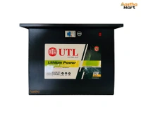 UTL Solar Power Generating System (590W Topcon Bifacial Solar Panel- 4 No., Gamma+ GPP 3350 Li-ion 3KVA 24V MPPT Solar Lithium PCU, UTL 25.6V 100AH Lithium PO4 Battery 