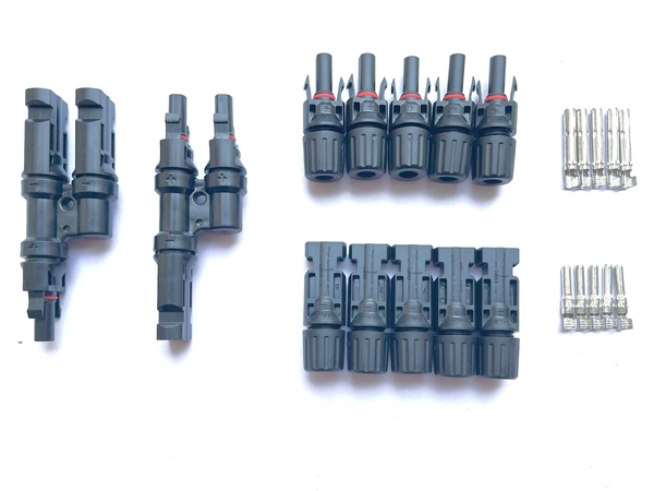 Maxef Solar 2 in 1 MC4 Connector 1500V 50A - With 3 Pair MC4