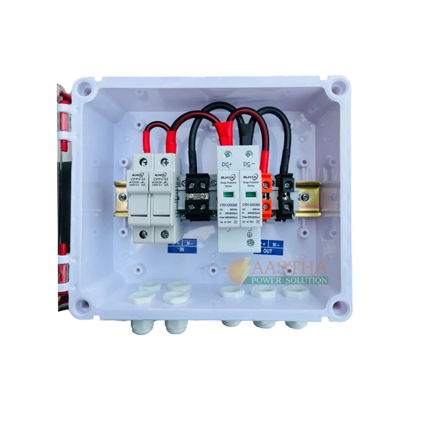 Solar AJB DCDB 2 IN 1 OUT  - Fuse + SPD (Elmex), 600V