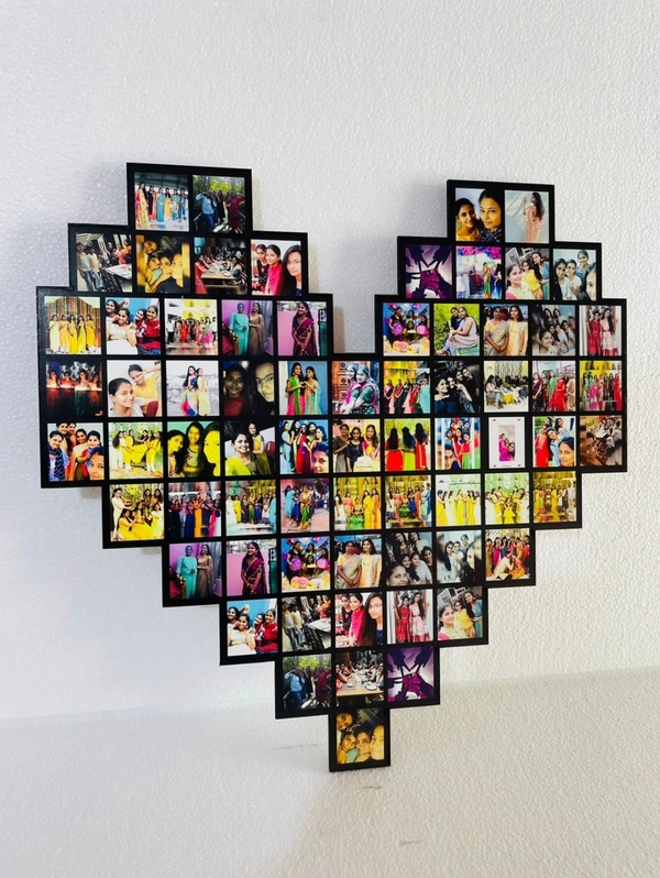 Wooden Heart Photo Frame  - 15x15