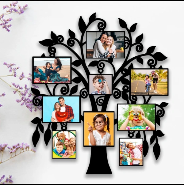 Wooden Tree Photo Frame 