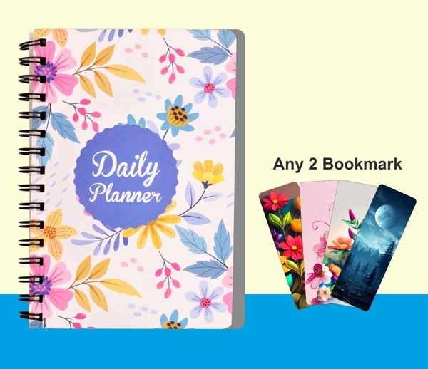 Thinkcrafts  Daily Planner Undated, Schedule Your Day, Manage to-do List, Goals Tracker, Wellness Tracker
