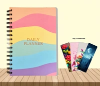 Thinkcrafts  Daily Planner Undated, Schedule Your Day, Manage to-do List, Goals Tracker, Wellness Tracker