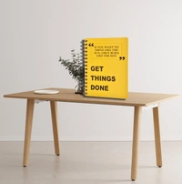 Thinkcraft Daily Planner Undated, Schedule Your Day, Manage to-do List, Goals Tracker, Wellness Tracker