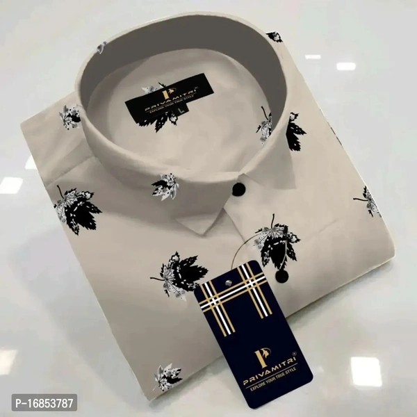 Party Ware Cotton Shirt For Men  - Thistle Green
