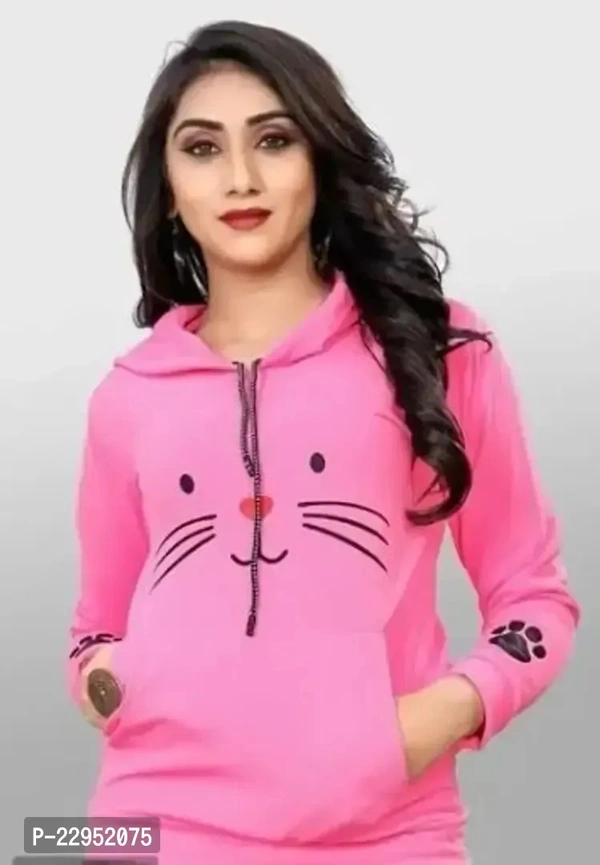 Sweatshirts For Women  - Razzle Dazzle Rose, M L XL