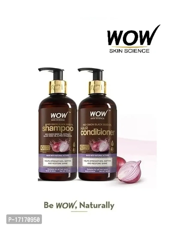 WOW Skin Science Shampoo And Conditioner  - 300ml X 2