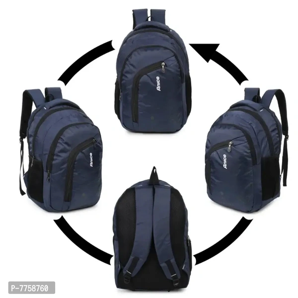 ANICE 35 L Casual Waterproof Laptop Bag/Backpack for Men Women Boys Girls/Office School College Teens Students with Rain Cover (18 Inch) - Revolver, 35L