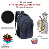 ANICE 35 L Casual Waterproof Laptop Bag/Backpack for Men Women Boys Girls/Office School College Teens Students with Rain Cover (18 Inch) - Revolver, 35L
