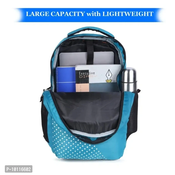 Stylish College School Bag Pack - Azure Radiance, 30L