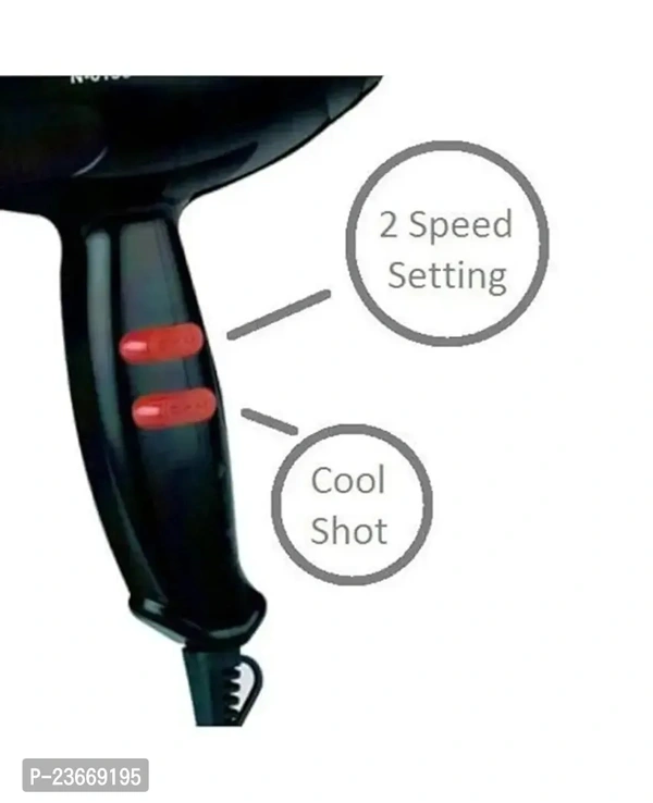 NOVA 1800W HAIR DRYER 6130 Hair Dryer (1800 W, Multicolor) - Black