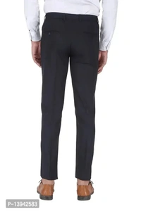 Maleni MALENO Men's Regular Fit Formal Trouser - Black, 36
