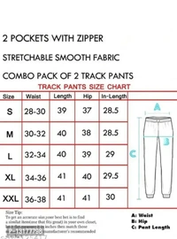 Stylish Multicoloured Cotton Blend Abstract Print Track Pants For Men Pack Of 2 - Navy Blue, M